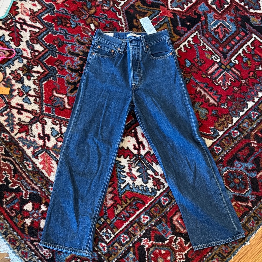 Levi's Classic Indigo Straight Jeans
